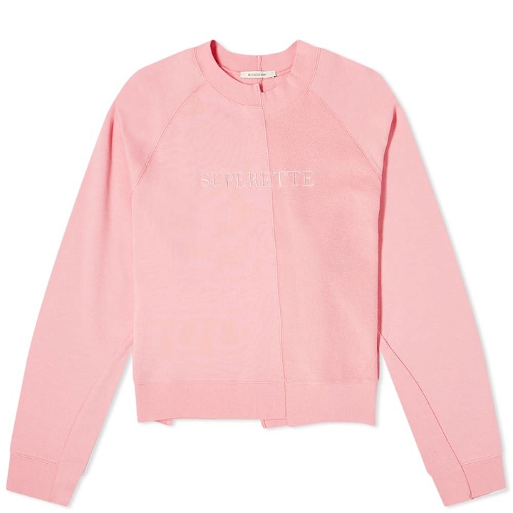 Photo: Etre Cecile Women's Deconstructed Sweat in Pink Icing