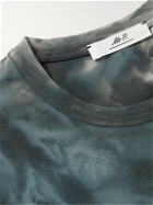 Mr P. - Tie-Dyed Cotton-Jersey T-Shirt - Gray