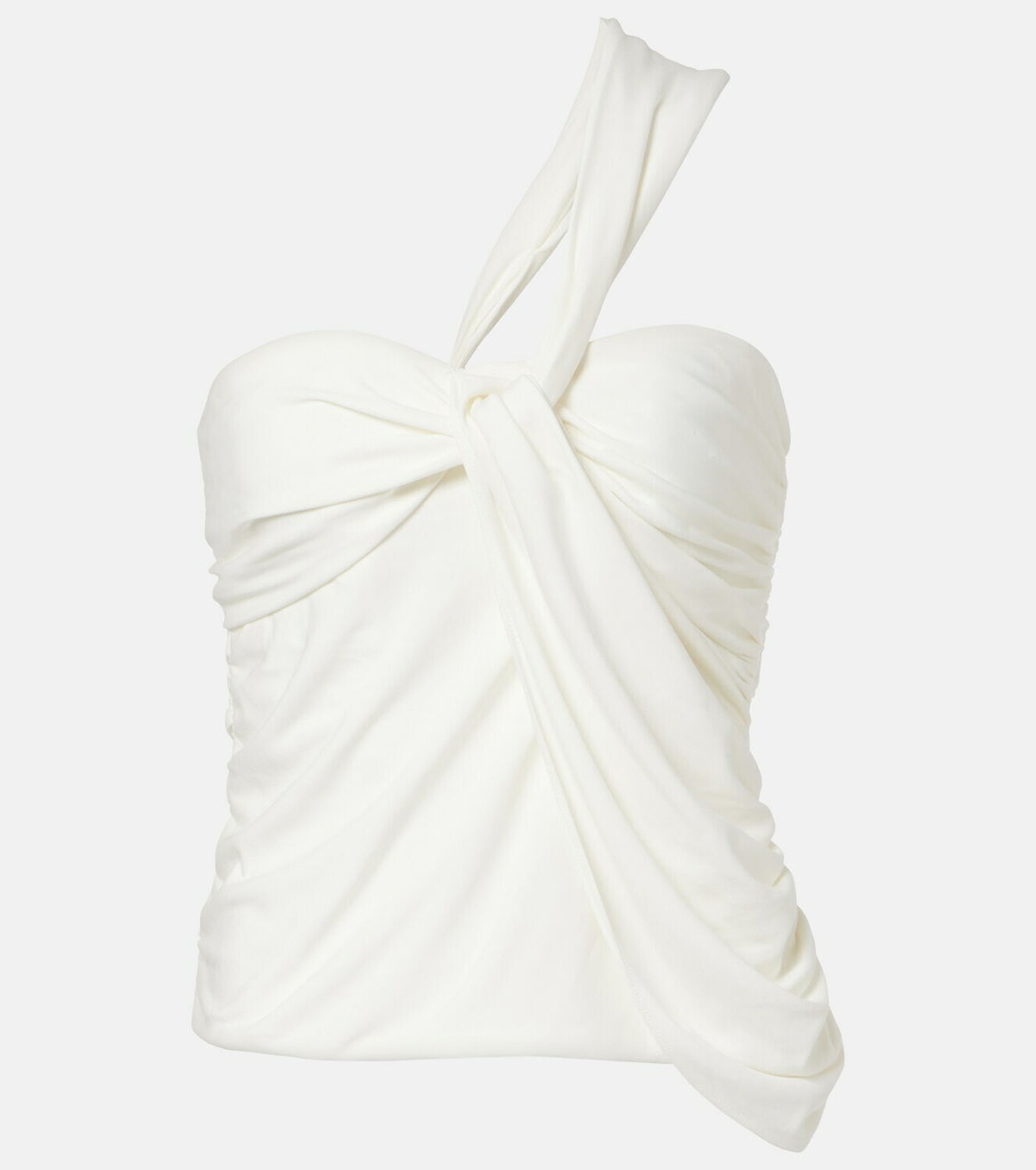 Simkhai Draped jersey top
