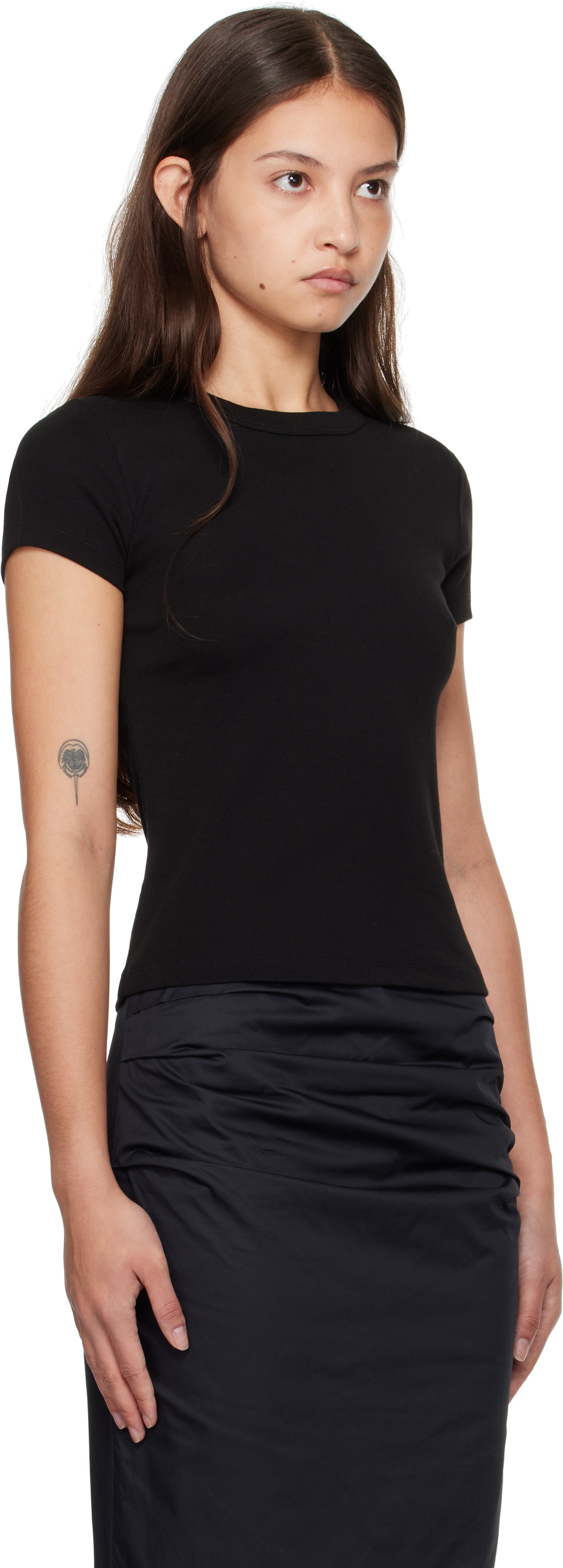 St. Agni Black Organic Cotton Baby T-shirt