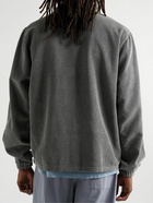 Les Tien - Yacht Cotton-Corduroy Half-Zip Sweatshirt - Gray