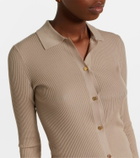 'S Max Mara Ribbed-knit wool cardigan