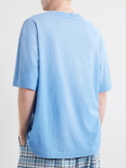 Acne Studios - Logo-Print Cotton T-Shirt - Blue