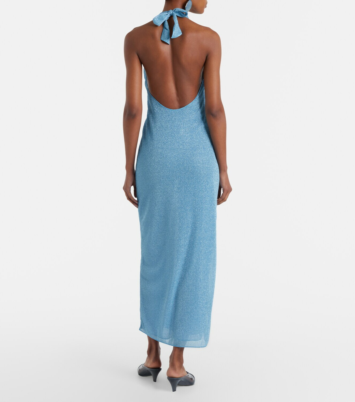 Oséree Lumière halterneck maxi dress