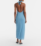 Oséree Lumière halterneck maxi dress