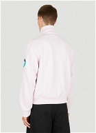 Logo Motif Track Jacket in Pink