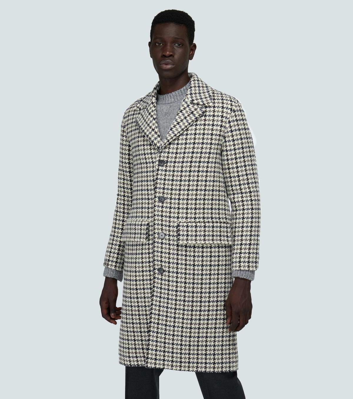 Officine Generale - Matteo houndstooth coat