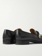 GUCCI - Fringed Leather Loafers - Black