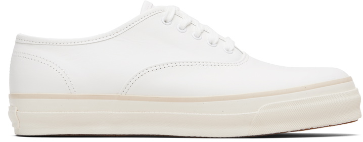 Photo: Comme des Garçons Comme des Garçons White Low Profile Sneakers
