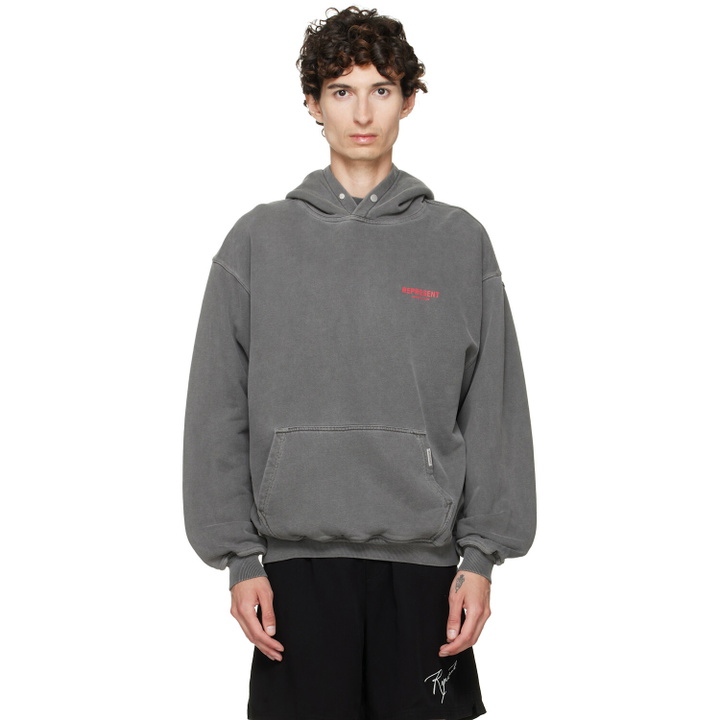 Photo: Represent Gray Printed 'Owners Club' Hoodie