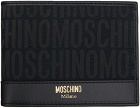 Moschino Black All-Over Logo Wallet