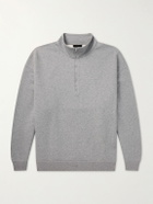 Canada Goose - Rove Half-Zip Cotton-Jersey Sweater - Gray