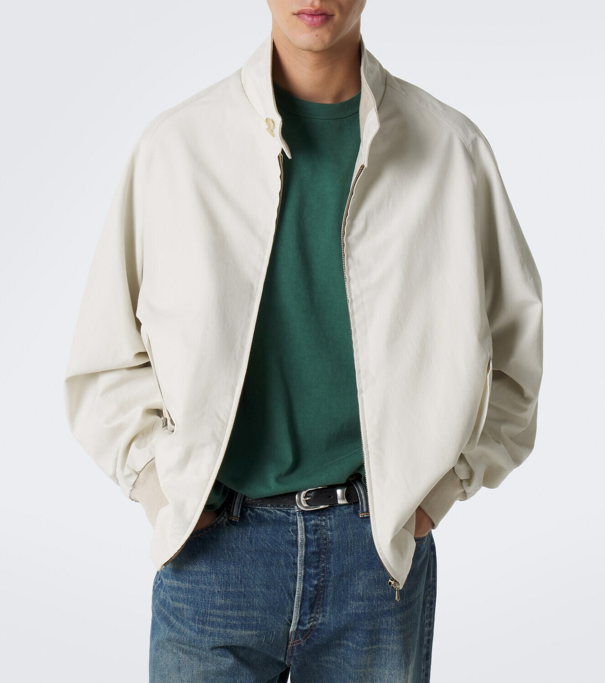 A.Presse Silk and cotton gabardine jacket