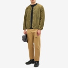 Purple Mountain Observatory Men's Micro Fleece Cardigan in Burnt Olive