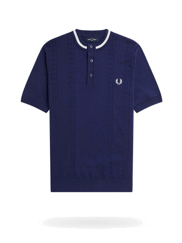 Photo: Fred Perry   T Shirt Blue   Mens