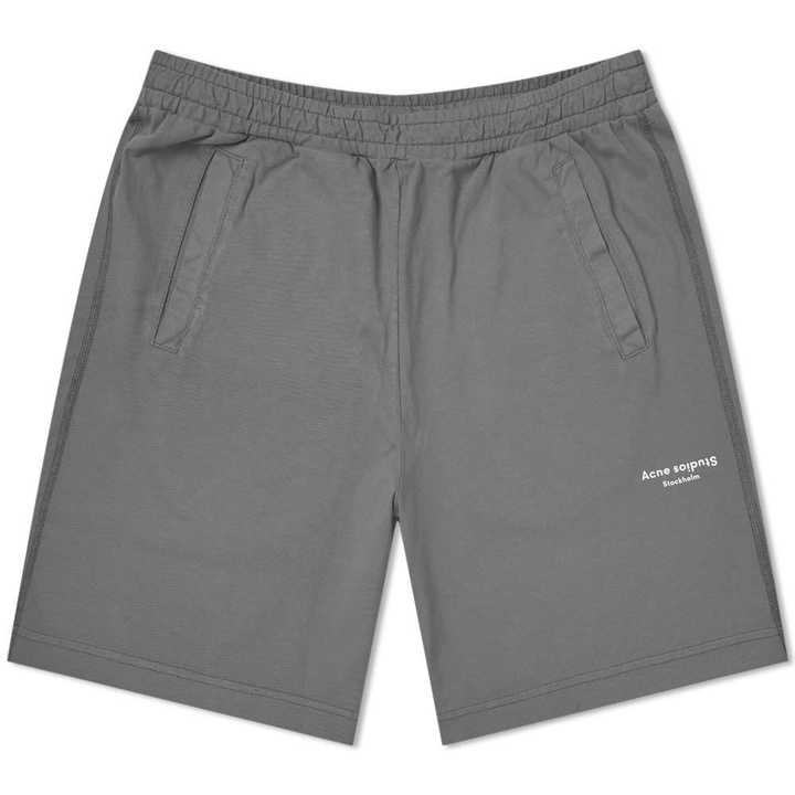 Photo: Acne Studios Fort Stamp Logo Short