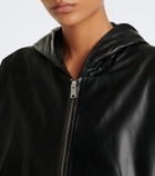 Arma Guisy hooded leather jacket