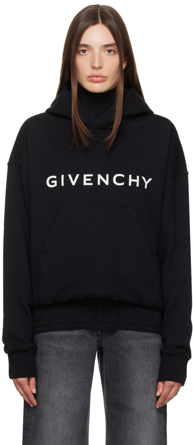 Givenchy Black zip hoodie