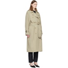 TOTEME Beige Crisp Summer Trench Coat