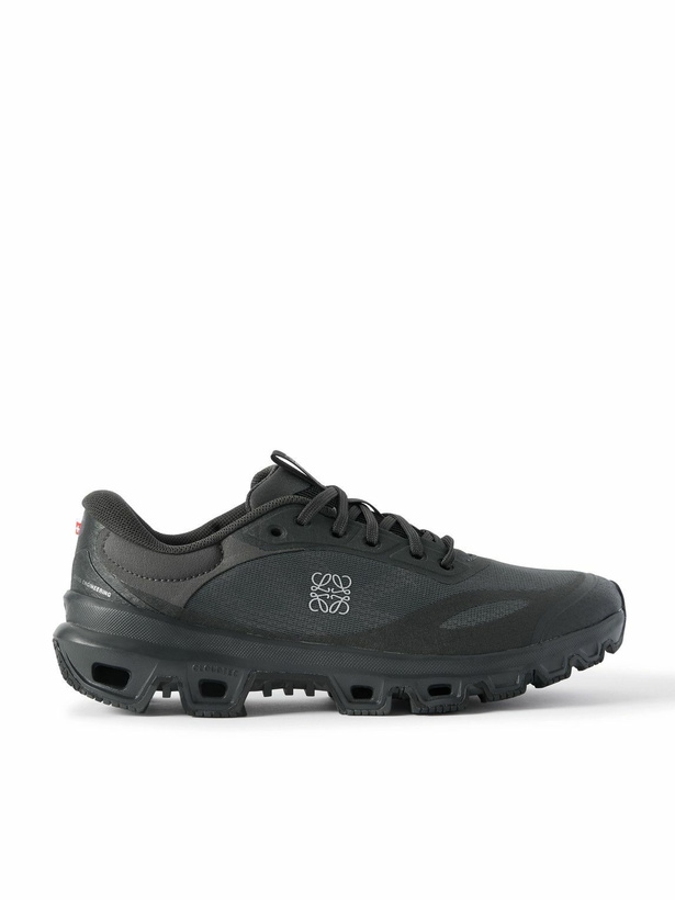 Photo: LOEWE - ON Cloudventure 2.0 Rubber-Trimmed Mesh Sneakers - Black