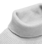 TOM FORD - Ribbed Wool Rollneck Sweater - Men - Stone