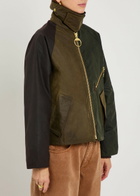 Barbour Arlene Waxed Cotton Jacket Dark Green
