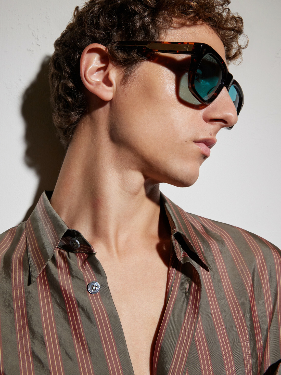 Jacques Marie Mage - Yves Rectangle-Style Acetate Sunglasses