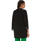 Kenzo Black Sport Long Cardigan