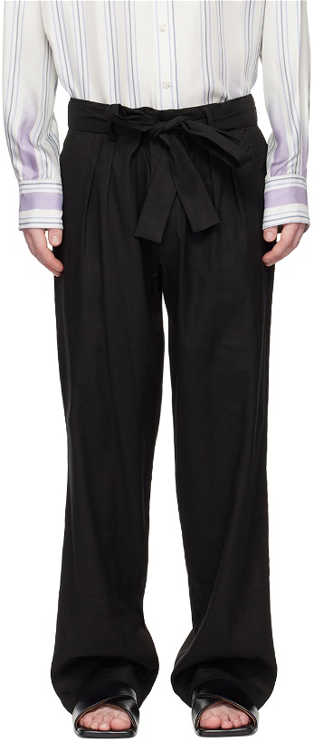 Photo: COMMAS Black Tailored Trousers