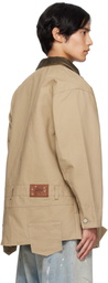 Andersson Bell Beige Carpenter Shorts Inserted Coat