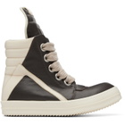 Rick Owens Gray Tower Jumbolaced Geobasket Sneakers