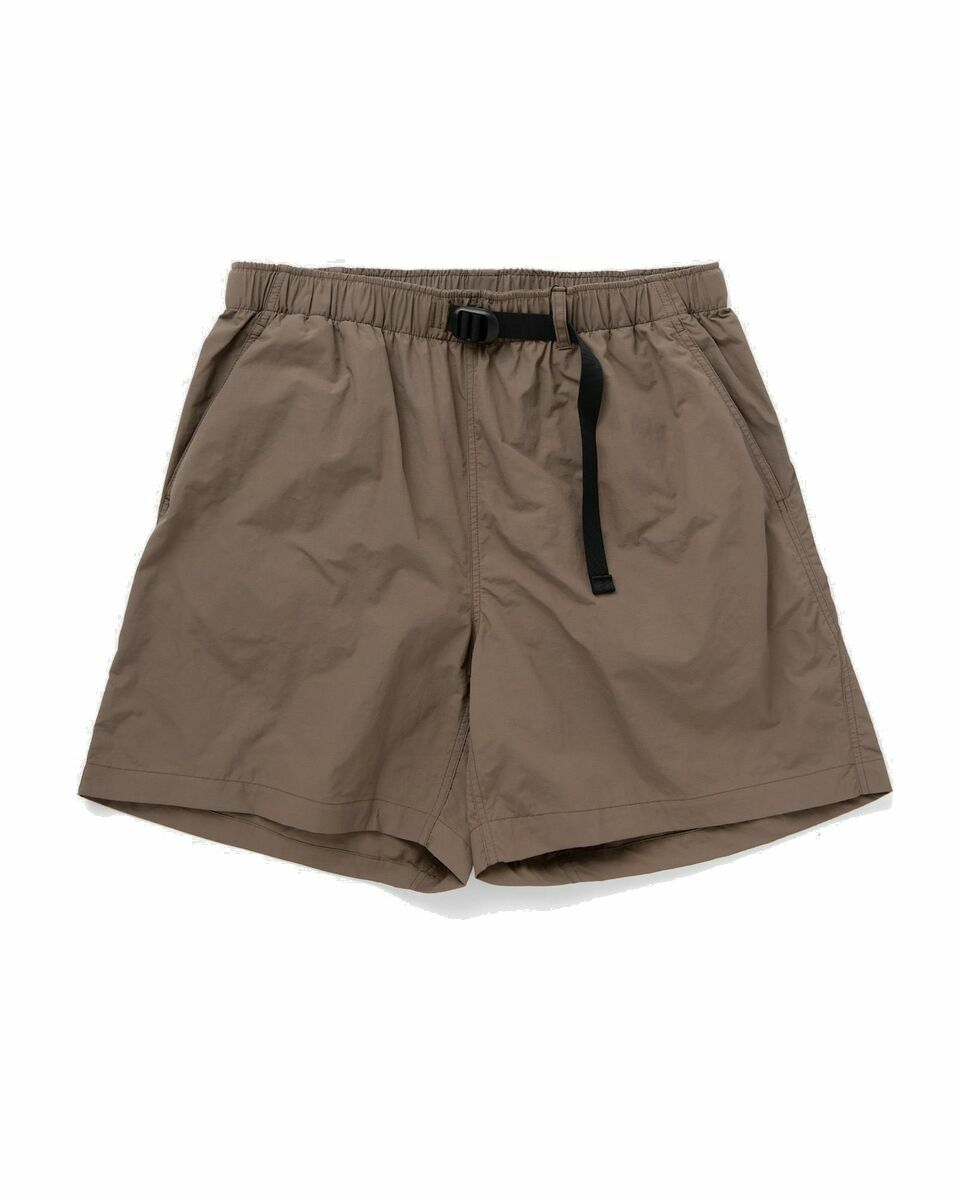 Photo: Goldwin Wind Light Easy Shorts Brown - Mens - Casual Shorts