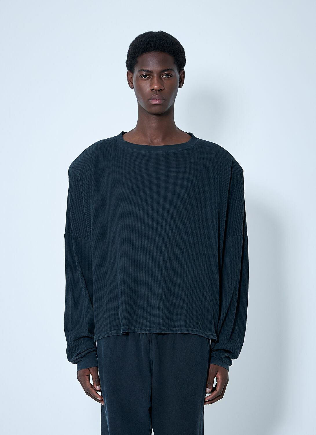 GREG ROSS Shoulder Pad Thermal Sweatshirt Greg Ross