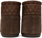 Moon Boot Brown Icon Low Nolace Quilted Boots