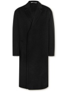 Valentino - Layered Virgin Wool and Cashmere-Blend Coat - Black