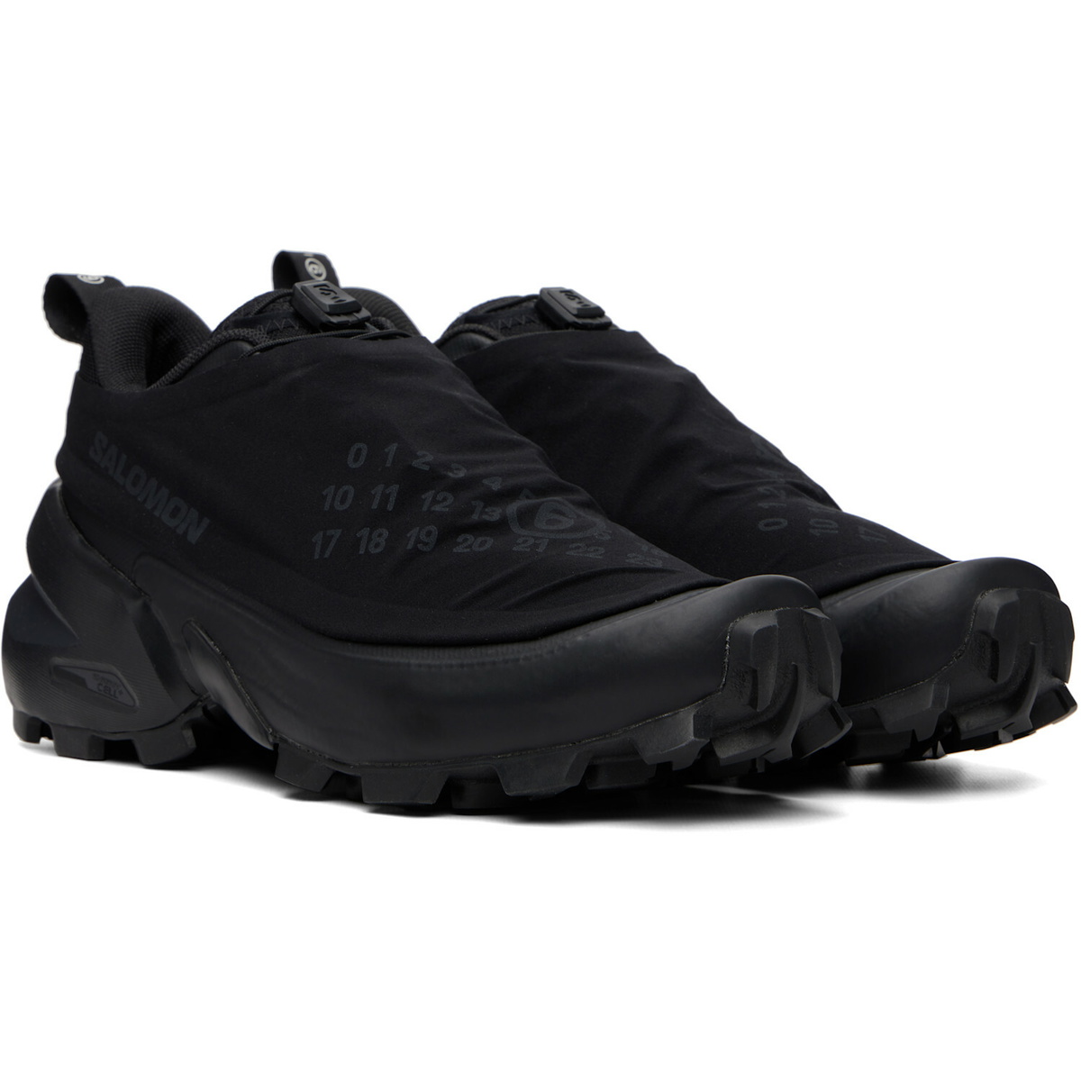 MM6 Maison Margiela Black Salomon Edition Cross Dust Sneakers