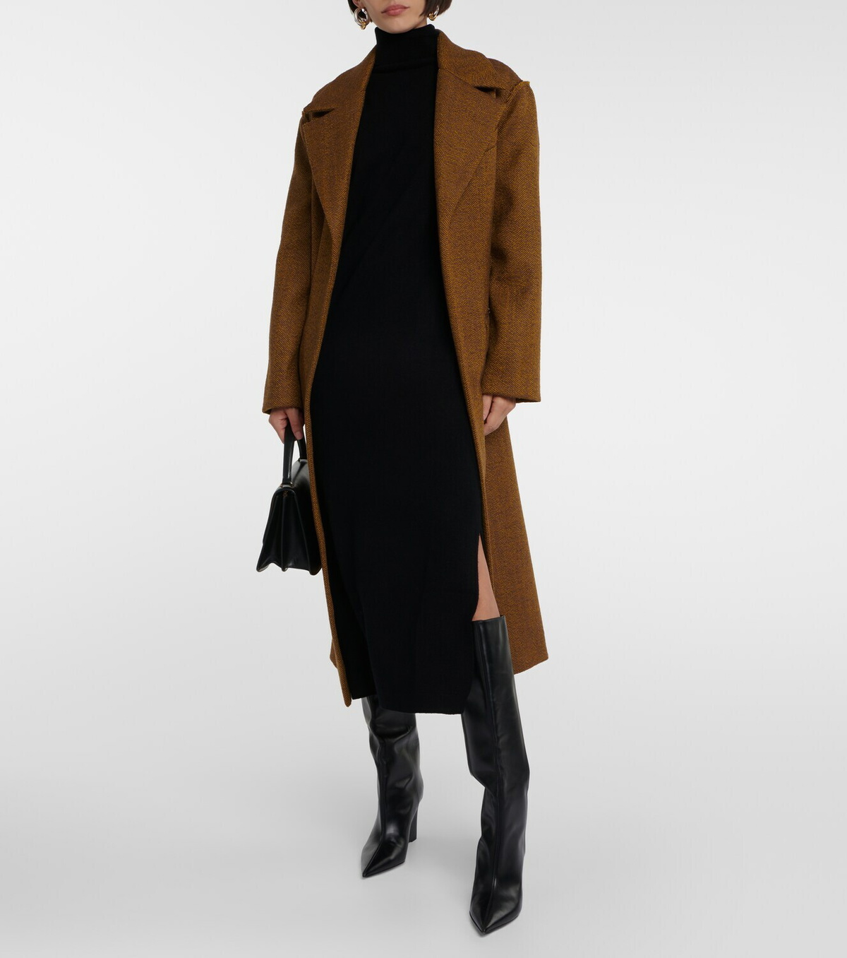 Jardin des Orangers Wool and cashmere sweater dress