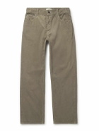 The Row - Rossen Straight-Leg Cotton-Corduroy Trousers - Brown