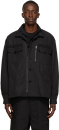 Sacai Black Cotton Jacket