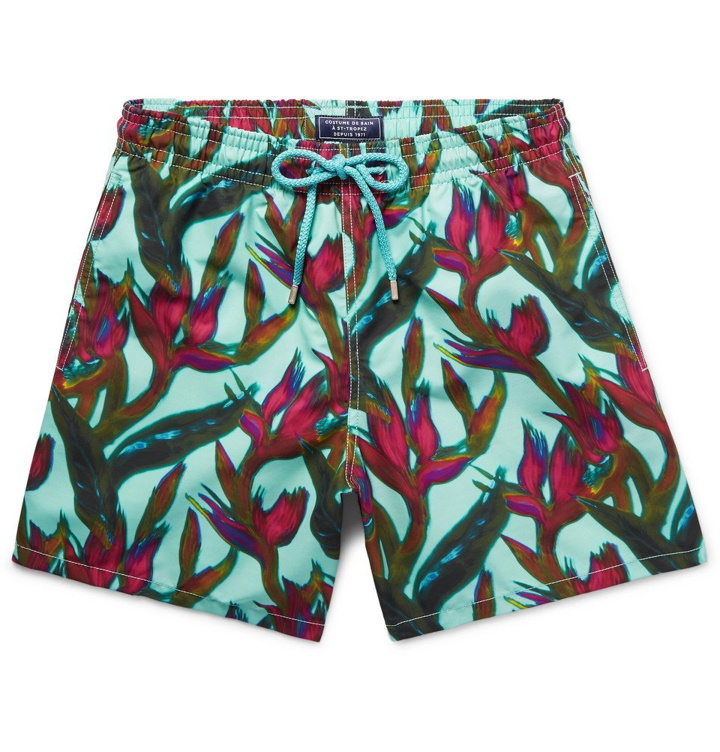 Photo: Vilebrequin - Moorea Mid-Length Printed Swim Shorts - Men - Turquoise