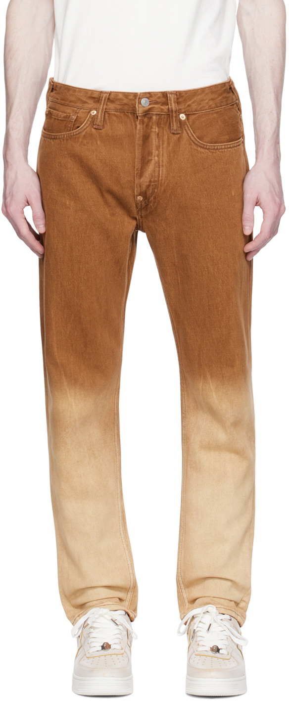 Evisu Brown Daicock Jeans
