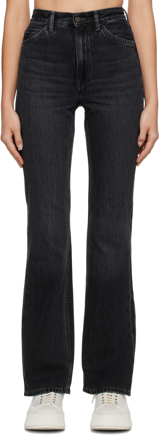 【Acne Studios】1977 レギュラー フィット ジーンズ（Black） Acne Studios Black Regular-Fit 1977 Jeans Acne Studios