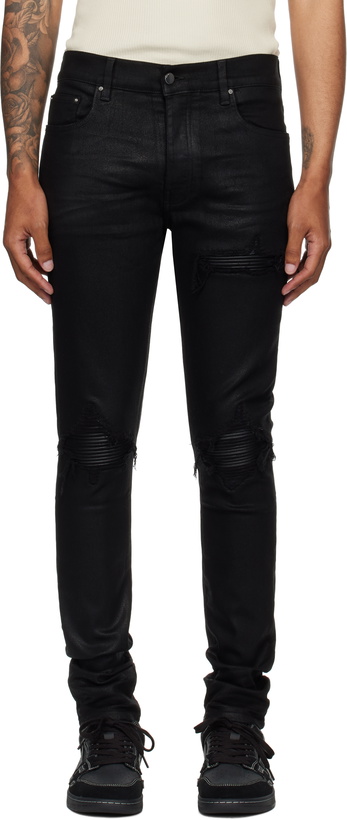 Photo: AMIRI Black Waxed MX1 Jeans