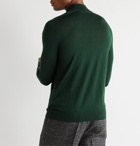 Mr P. - Merino Wool Mock-Neck Sweater - Green