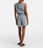 Asceno Boston linen shorts