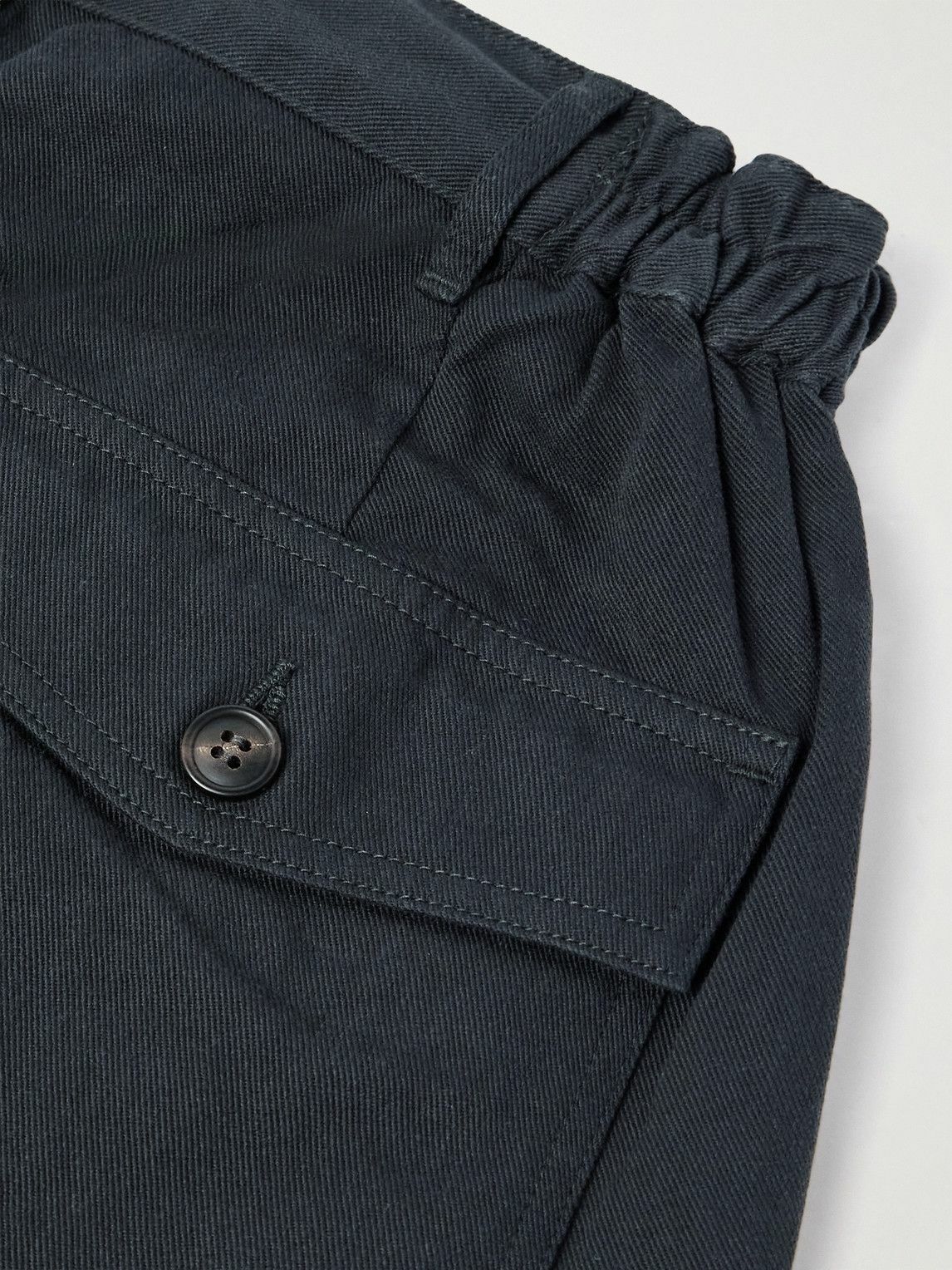 Visvim - Carrol Tapered Cotton-Twill Trousers - Blue