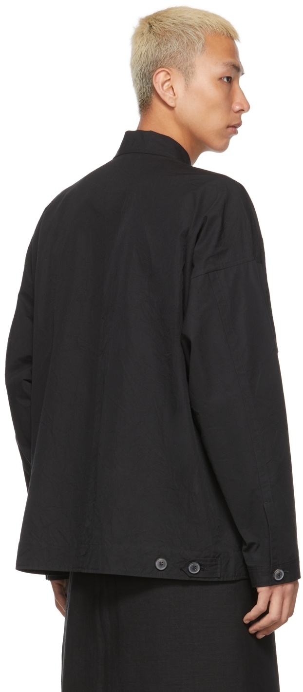 Jan-Jan Van Essche Black Silk #47 Jacket Jan-Jan Van Essche