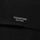 Thom Browne Men's 4 Bar Mid Calf Sock in Black
