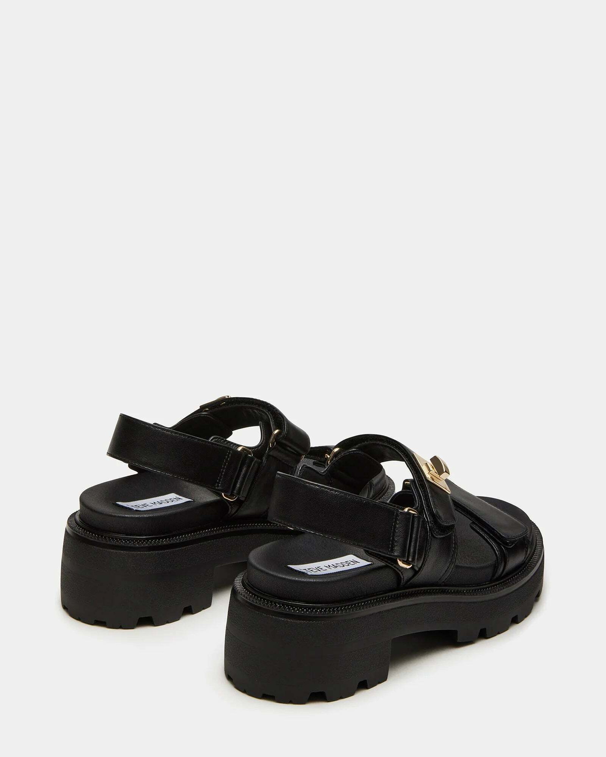 Steve Madden Supermona Sandals in Black