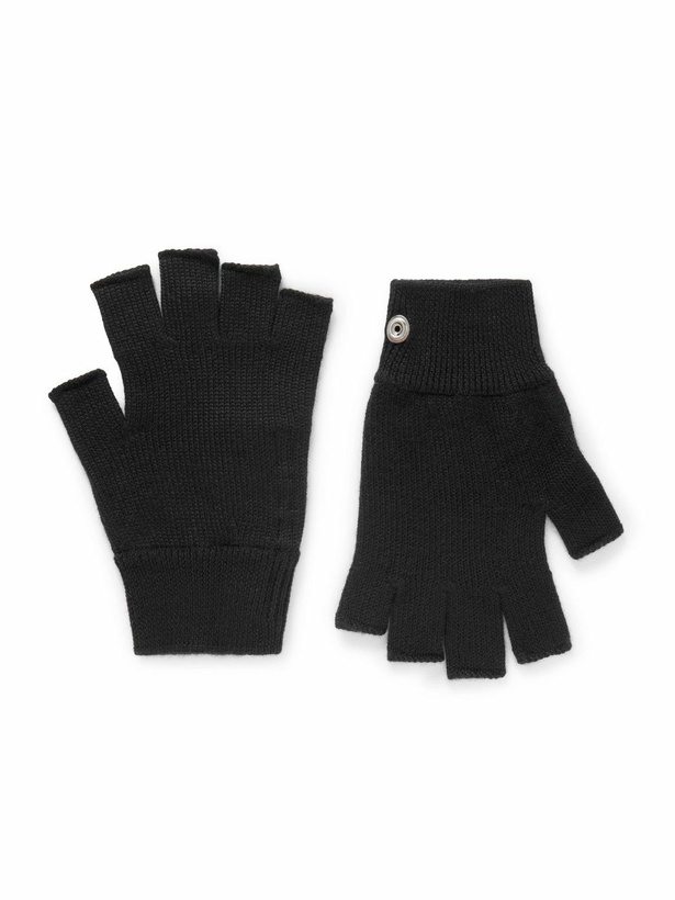 Photo: Rick Owens - Cashmere Fingerless Gloves